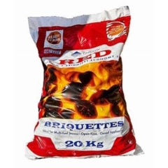  BURNWELL Oxbow 20kg Glow Briquettes Oval Coal