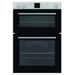 Cata UBDO901SS Built-In Electric Double Oven - Black Glass / Stainless Steel