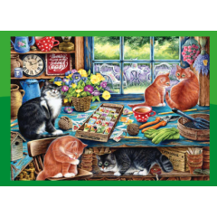 Cobble Hill Jigsaw Cats Retreat 1000 Piece 