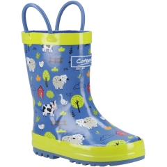 Cotswold Puddle Boot Farm Print 