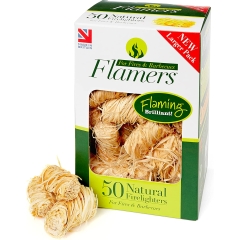 Flamers 50 Natural Firelighters 