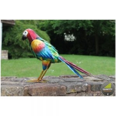 Metal Red Parrot