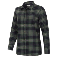 Hoggs Tartan Ladies Shacket - Navy / Green