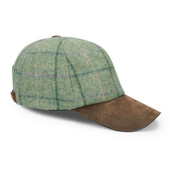 Hoggs Roslin Ladies Tweed Spring Bracken Baseball Cap 