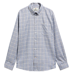 Barbour Henderson Thermo Checked Shirt Deep Blue 