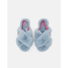 Joules Kora Soft Blue Slippers 