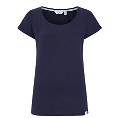 Lazy Jacks Roll Sleeve Top Twilight