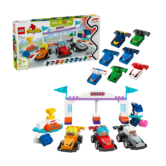 LEGO Duplo F1 Teamrace Cars + Drivers