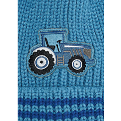 Lighthouse Bobbie Hat Blue Tractor 