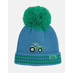 Lighthouse Bobbie Hat Green Tractor 
