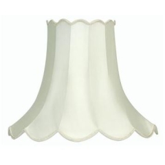 Oaks Lighting Ivory 10" Scallop Shade
