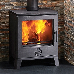 Penman Scene Eco Multi Fuel Stove 5kW - Black 