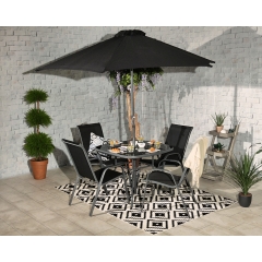 The Derwent Rio 4 Seater Stacking Dining Set