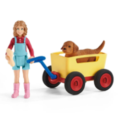 Schleich Farm World - Puppy Wagon Ride 42543