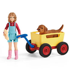 Schleich Farm World - Puppy Wagon Ride 42543
