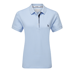 Ladies St Ives Polo Shirt Pale Blue 