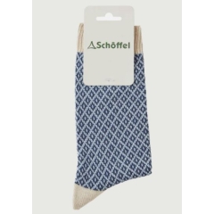 Schoffel Braemar Sock - Ecru 