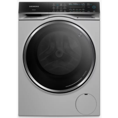 Siemens WN54C2ATGB iQ700 10.5kg / 6kg 1400 Spin Washer Dryer - Silver Inox
