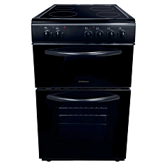 Statesman EDC50B 50cm Atlas Electric Double Oven with Ceramic Hob - Black