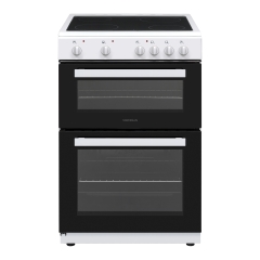 Statesman EDC60W2 60cm Apollo Electric Double Oven with Ceramic Hob - White