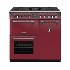 Stoves 444410901 Richmond Deluxe S900DF Dual Fuel Range Cooker 90cm - Chilli Red (*Ex Display Model )