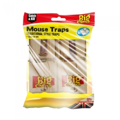 The Big Cheese Tradional Wooden Mouse Traps 