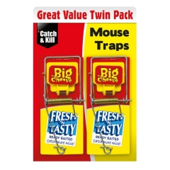 The Big Cheese Fresh Baited Mouse Trap 2 pack