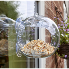 Peckish Globe Window Feeder