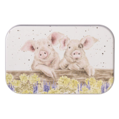 Wrendale Keepsake Tin 'Noisy Neighbours Pig'