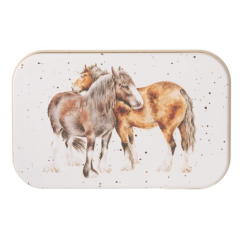 Wrendale Keepsake Tin 'Horse Side By Side'