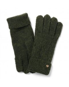 Failsworth Alice Knitted Gloves - Olive