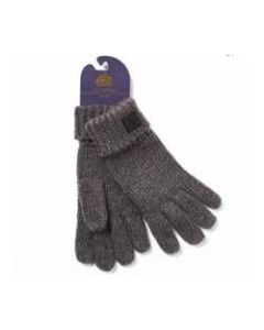 Failsworth Aran Cable Knit Gloves – Charcoal