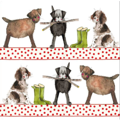 Alex Clark Coaster - Country Dogs