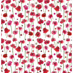 Alex Clark Coaster - Poppies