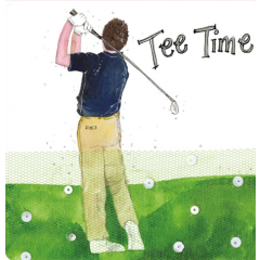 Alex Clark Coaster - Tee Time