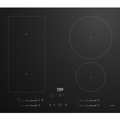 Beko HIIP64530UFT  59cm Electric Hob - Black
