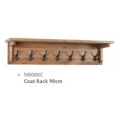 Besp Oak NB080C Coat Rack with 7 Hooks