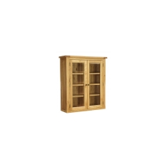 Besp Oak NB118H 2 Door Glazed Hutch