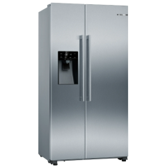 Bosch KAD93AIERG American Style Full No Frost Fridge Freezer - Anti Fingerprint Stainless Steel