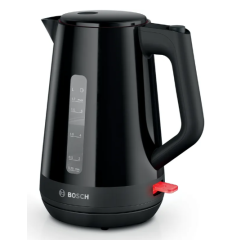 Bosch MyMoment Delight TWK1M123GB Electric Kettle with 1.7 L Capacity and Fast Boil - Black