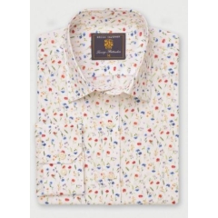 Brook Taverner Watercolour Ditsy Floral Shirt