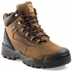 Buckbootz Bsh002 Safety Hiker Style Boot Brown