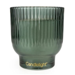 Candlelight Glass Footed Candle - Pear Tree + Bay Leaf