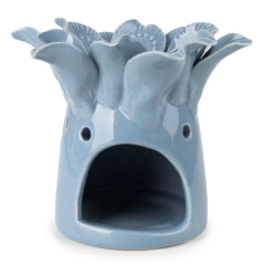 Candlelight Wax Burner Lotus Flower Shape - Blue