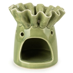 Candlelight Wax Burner Frill Rim - Green