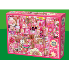 Cobble Hill Jigsaw - Pink 1000 Piece 