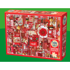 Cobble Hill Jigsaw - Red 1000 Piece