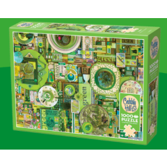 Cobble Hill Jigsaw - Green 1000 Piece