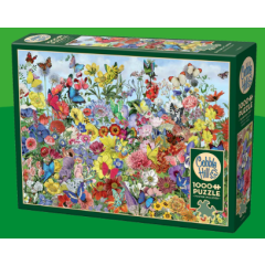 Cobble Hill Jigsaw - Butterfly Garden 1000 Piece
