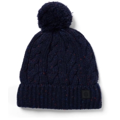 Failsworth Aran Cable Knit Beanie – Navy